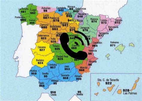 645 prefijo españa|Prefijos telefónicos nacionales de España e .